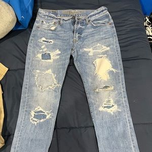 Mens American Eagle Ripped Jeans